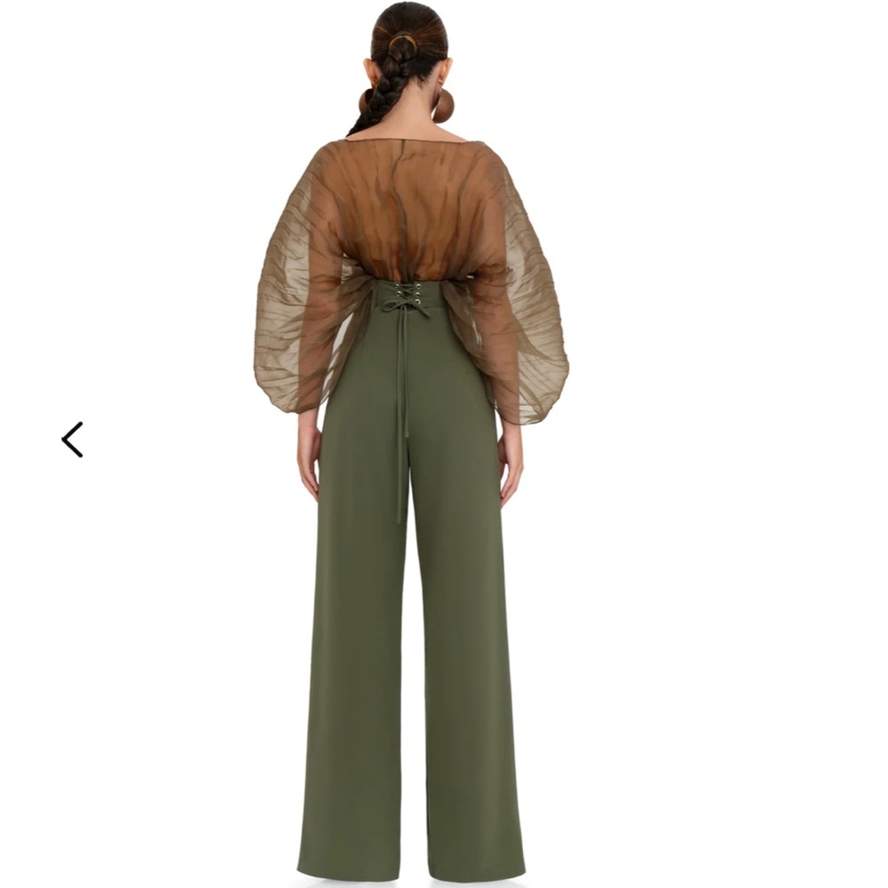 NWT, Never worn Andrea Iyamah Vida Corset Pants.